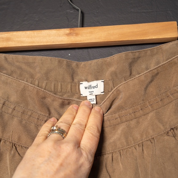 Wilfred Casbah Paperbag Jogger Pants Tan Sz 2 - Picture 4 of 6